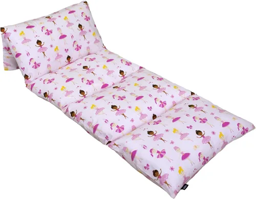 Wildkin Funda de tumbona para el suelo para niños – Tumbona con almohada, apta para viajes, ideal para dormir, se adapta a almohadas estándar -