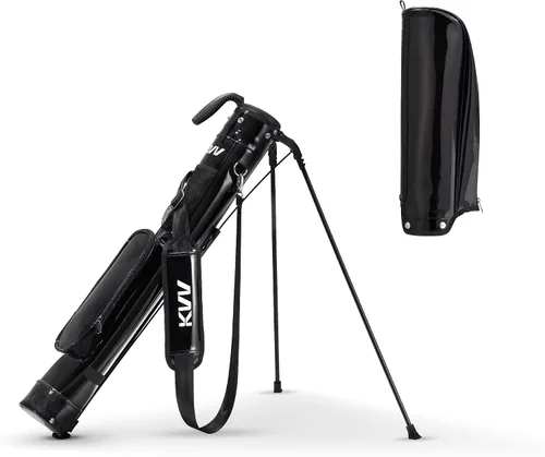Miniatura 7 de KVV Lightweight Sunday Golf Stand Bag, Colorful Fashion Pitch and Putt Golf Bag
