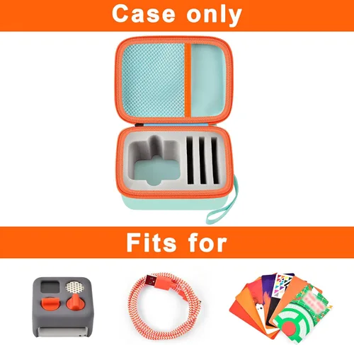 Miniatura 2 de casmilee Funda de viaje compatible con Yoto Mini – Reproductor de audio y música para niños, bolsa de soporte para altavoces de niños, reproduce