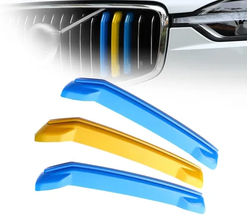 Miniatura 11 de ontto Apto para Volvo S60 2020 2021 Insertos de Rejilla Tiras Molduras Riñón Delantero Tira Decorativa Rejillas Color A