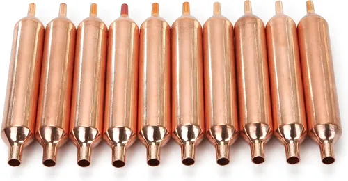 Miniatura 2 de Secador de 10 filtros de cobre de refrigeración - Secador de filtro de refrigerador de 4.528 x 0.709 in con orificio de diámetro interior de 0.118