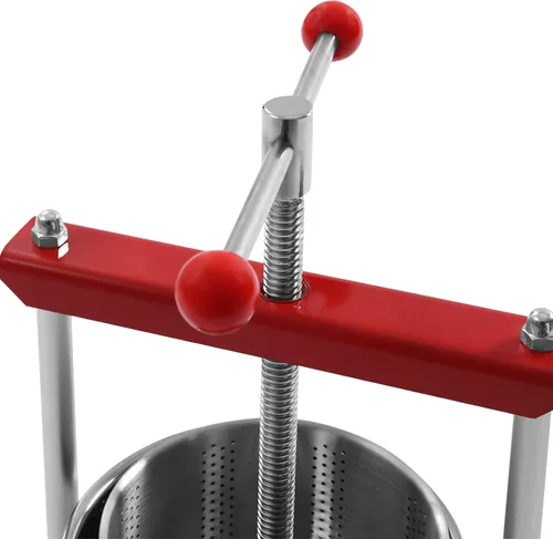 Miniatura 8 de Fruit Wine Press 1.6 Gallon Stainless Steel Manual Juice Maker 100% Nature Juice Making, Apple Grape Berry Vegetables Crusher, Olive Oil Cider