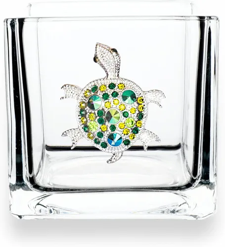 Miniatura 3 de THE QUEENS' JEWELS Bee Jeweled - Jarrón portavelas de 4 x 4, regalo único para mujeres, cumpleaños, lindo, divertido, cóctel, reina, sin pintar
