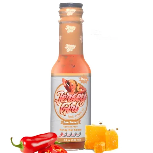 Miniatura 9 de Jersey Girl Hot Sauce Co Salsa Picante Sizzlin' Sin Sodio/Libre de Sal - Hecha con Pimienta Escorpión y Fantasma 5 Oz (Picante) Ingredientes