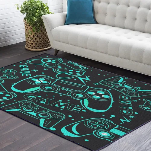Miniatura 3 de Sunnycitron Alfombras de Área para Gaming Alfombra de Jugador Gamer para Decoración de Habitación de Niños Adolescentes Alfombra de Habitación