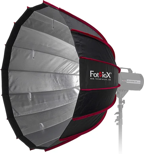 Miniatura 4 de Fotodiox Caja de luz parabólica EZ-Pro DLX de 36 pulgadas con Elinchrome y Calumet Genesis compatible con Speedring - Caja de luz plegable rápida