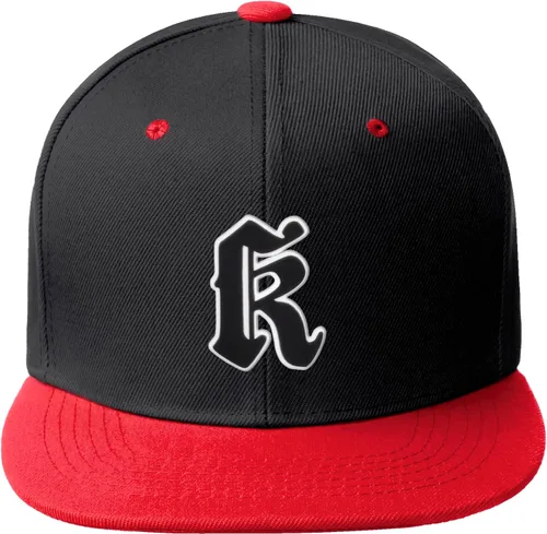 Miniatura 820 de Daxton Gorra clásica con visera de billete plano con letras del alfabeto inglés antiguo de la A a la Z