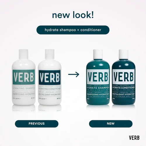 Miniatura 4 de VERB Hydrate Shampoo limpia el cabello seco y encrespado para reducir el encrespamiento y añadir humedad al cabello