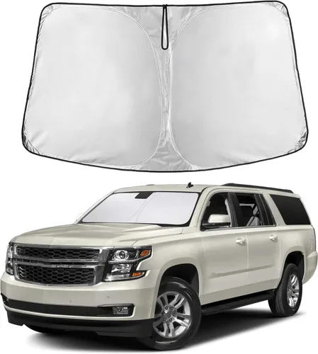 Miniatura 72 de EcoNour Parasol para parabrisas compatible con Hyundai Tucson 2016-2019 2020 2021, visera solar para parabrisas delantero y ventana, bloqueador