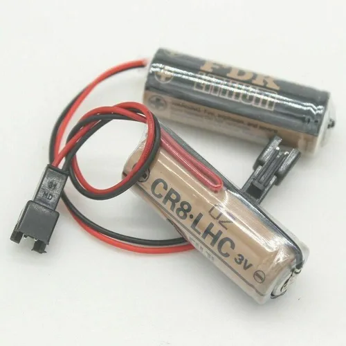 Miniatura 4 de para Fuji FDK CR8.LHC 3V Batería 2600mAh para Fuji FDK CR8.LHC LHC 17450 con enchufe negro