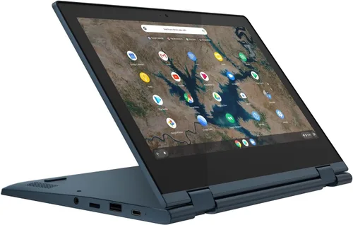 Lenovo NB IP Flex 3 CB 11IGL05 N4020 4G 32G CRM, azul, 82BB0009US