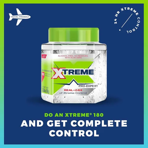 Miniatura 3 de Xtreme - Gel profesional para peinar el cabello, transparente, nivel de fijación de control 10X, 8.81 onzas, paquete de 3