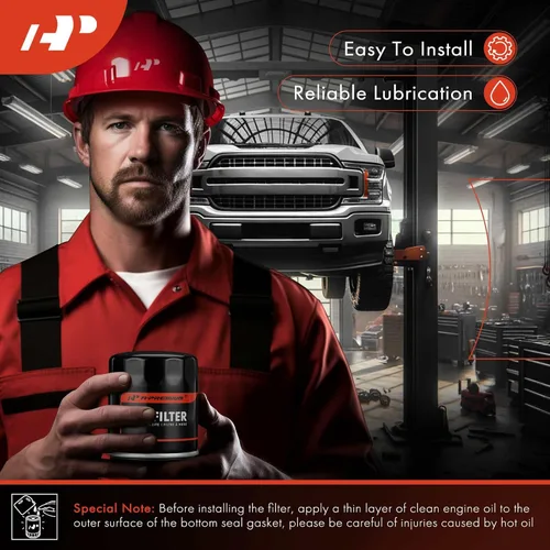 Miniatura 7 de A-Premium Filtro de aceite giratorio de protección de 10 mil millas compatible con Ford y Chevy y para Toyota, Nissan, Volkswagen, Jeep, Subaru