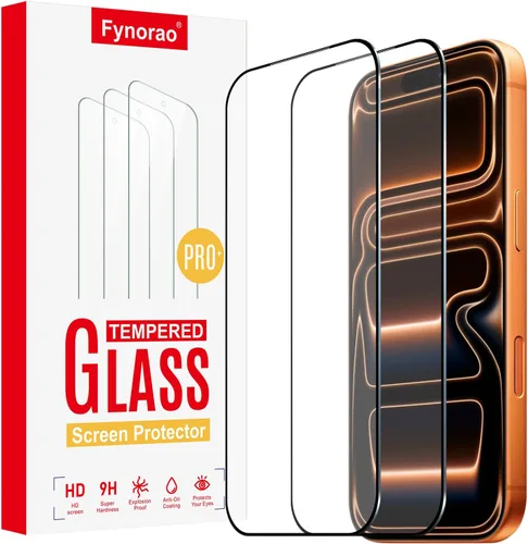 Miniatura 27 de Paquete de 2+2 protectores de pantalla de vidrio mate de privacidad y protector de lente de cámara para iPhone 15, película de vidrio templado mate