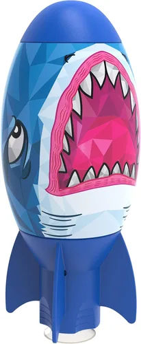 SwimWays Shark Rocket, Accesorios de Piscina para Niños y Juguetes de Piscina Torpedo, Juegos de Cohete de Agua al Aire Libre para la Piscina, Lago