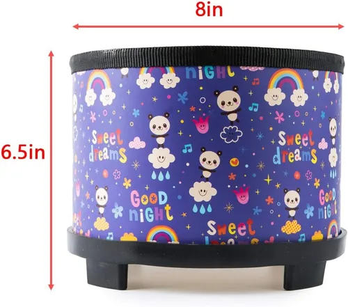 Miniatura 5 de Tambor Tom para niños pequeños: juguetes musicales para bebés, instrumentos de percusión de 8 pulgadas, tambor de madera Montessori Toys