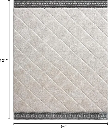 Miniatura 2 de Abacasa Denali Bijou - Alfombra de polipropileno color crema