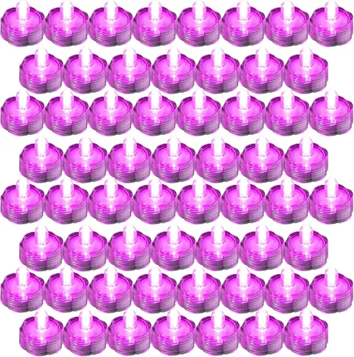 Miniatura 9 de Luces led muy brillantes, sumergibles, color té, para fiestas, bodas Azul