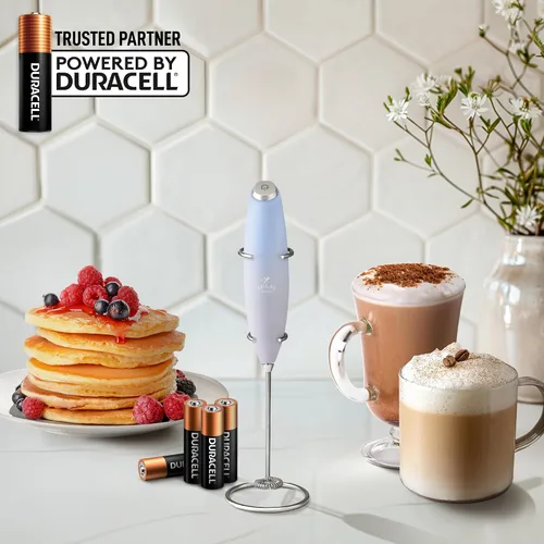 Miniatura 13 de Zulay Milk Boss Espumador de leche potente manual, hace espuma para latte, batidor para mezclar bebidas, café, miniespumador para capuchino, frappé