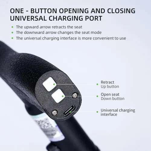 Miniatura 5 de Bastón plegable con asiento para personas mayores, automático, ligero, portátil, al por mayor, antideslizante, de aluminio, plegable
