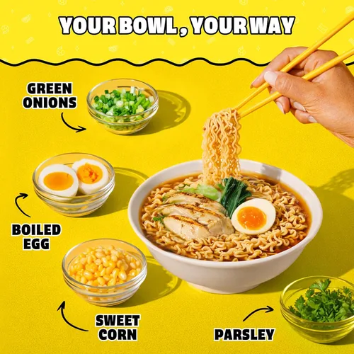 Miniatura 8 de Maruchan Ramen Fideos instantáneos sabor a pollo, comidas listas para comer, 3 oz, 24