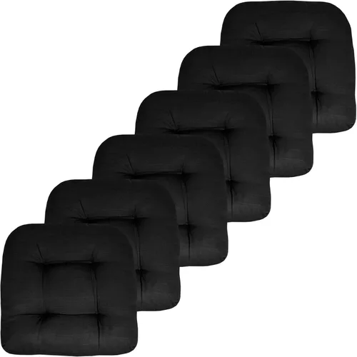 Miniatura 58 de Sweet Home Collection - Cojines para silla de patio al aire libre, cojines prémium con relleno grueso y cómodo de fibra, con tul, 19 x 19 pulgadas