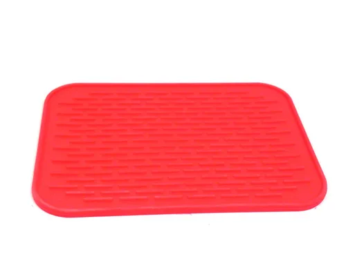 Miniatura 3 de Alfombrilla de silicona resistente al calor de 8.5 x 6 pulgadas, color azul para rizadores, alisadores de cabello y herramientas de peinado