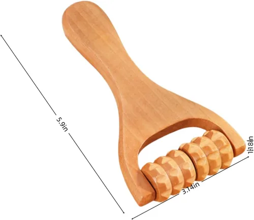 Miniatura 2 de Herramienta de masaje de pies de madera con rodillo, dispositivo de masaje de rodillo de pies definitivo para aliviar el dolor, herramientas