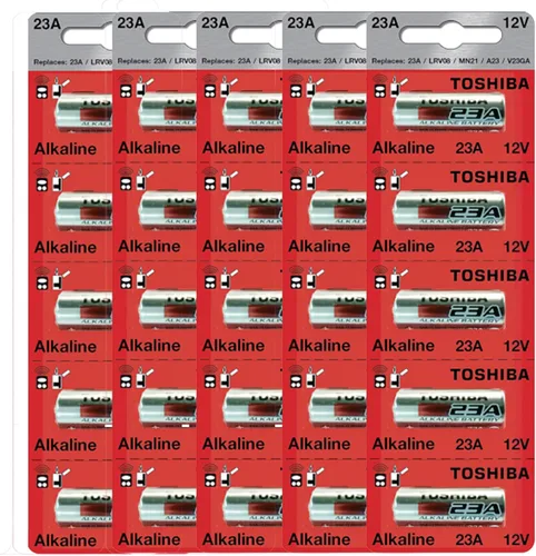 Miniatura 10 de Batería alcalina A23 GP23AE MN21 23GA de 12 voltios (2 baterías)