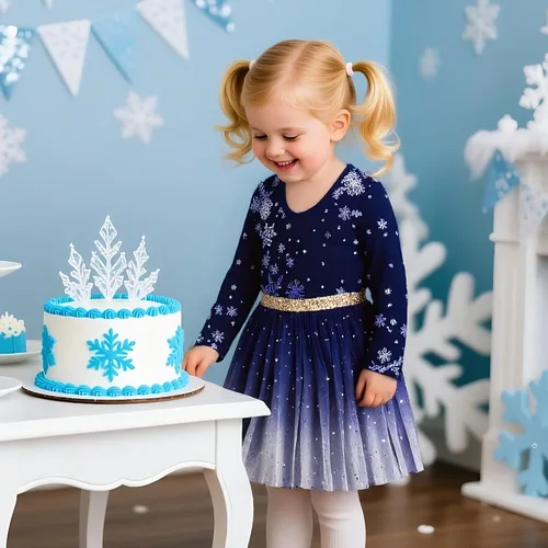 Miniatura 3 de VIKITA Vestidos de invierno para niñas de manga larga para niñas pequeñas, vestidos de tul para fiestas de 3 a 12 años