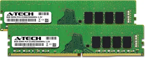 Miniatura 2 de A-Tech Kit de 16 GB (2 x 8 GB) RAM para MSI B360-F PRO, Codex, Codex 3, H110I PRO, H110M GAMING, Infinite, X99A RAIDER, Z170A TOMAHAWK, Z370