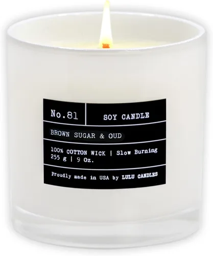 Miniatura 16 de Lulu Candles Sweet Pea, Jasmine & Apple Vela perfumada en tarro de soja de lujo Vertida a mano en los Estados Unidos Altamente perfumada
