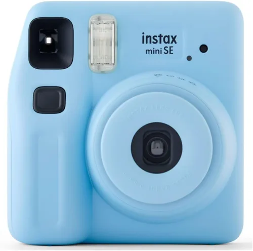 Fujifilm Instax Mini SE Fuji - Cámara de película instantánea azul (renovada)