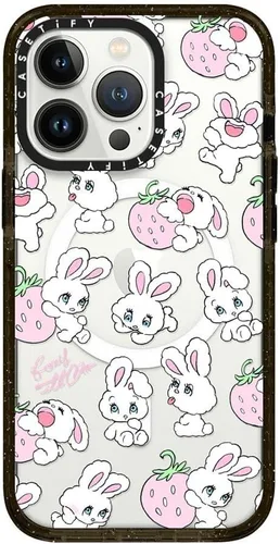 Miniatura 370 de Funda Impact de CASETiFY para iPhone 13 Pro Max con Magsafe - Estuche Claro Cuento de Invierno - Claro Negro Estuche transparente Winter Tale