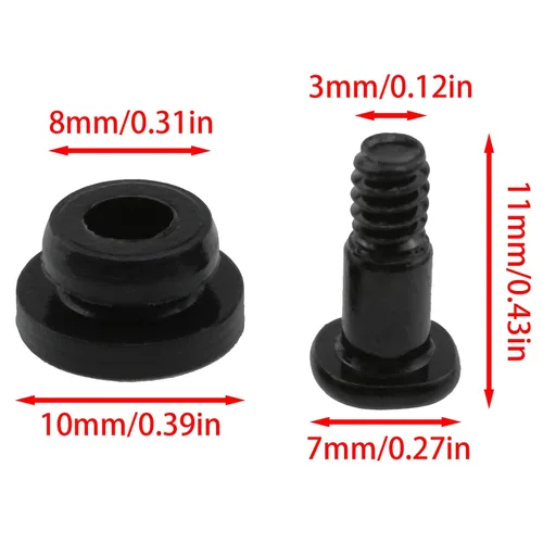 Miniatura 4 de Tornillos de absorción de impactos de disco duro de 3.5 pulgadas, tornillos de disco duro, kit de arandela de goma para absorción de golpes, 12