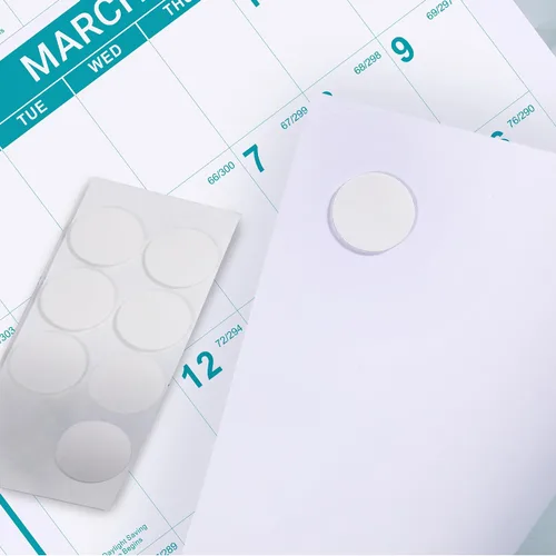 Miniatura 5 de Calendario anual de pared 2024, de una página, para organizar, con fecha juliana de enero a diciembre, papel grueso prémium, disposición vertical