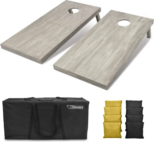 Miniatura 37 de GoSports Juego de tablas de cornhole de madera de tamaño reglamentario de 4 x 2 pies, incluye funda de transporte y bolsas de frijoles