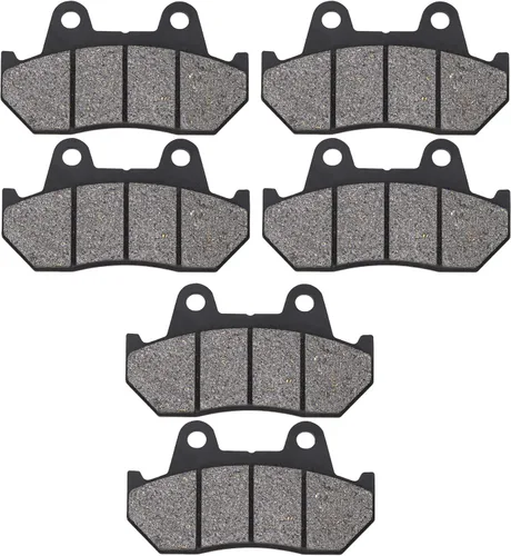 AHL Juego de pastillas de freno semimetálicas delanteras y traseras para Honda GL1100A GL1100 A GL 1100A 1100 A Goldwing Aspencade 1982-1983