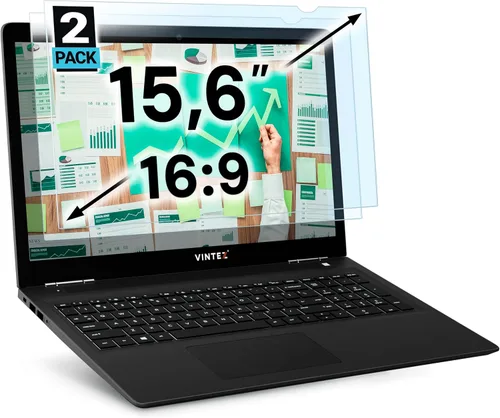 Miniatura 25 de VINTEZ Protector de pantalla de luz azul para monitor de computadora y portátil de 14 pulgadas, película de bloqueo de luz azul anti-UV para PC