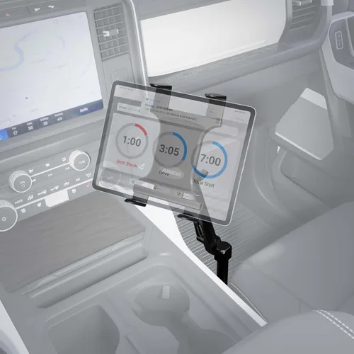 Miniatura 5 de ARKON Soportes – Soporte para tablet de riel de asiento de coche Resistente para coche/camión Ángulo y altura ajustables Fácil instalación