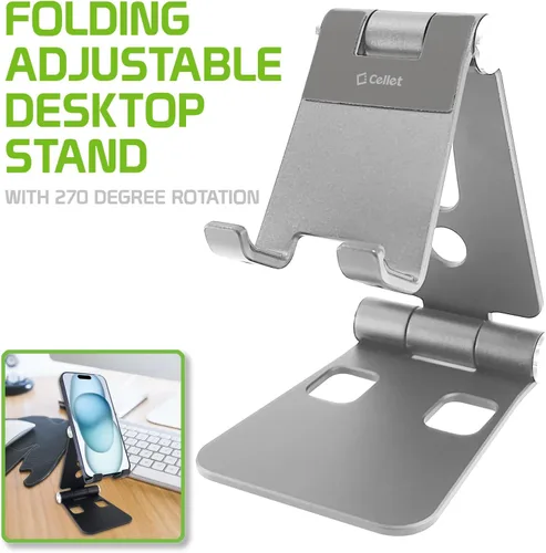 Miniatura 2 de Cellet Soporte de escritorio para teléfono celular, soporte, base compatible con todos los teléfonos inteligentes, iPhones, Samsung Galaxy Note