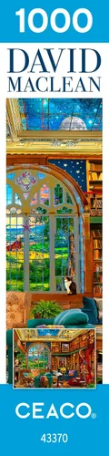Miniatura 7 de Ceaco - David Maclean - Biblioteca del país - Rompecabezas de 1000 piezas