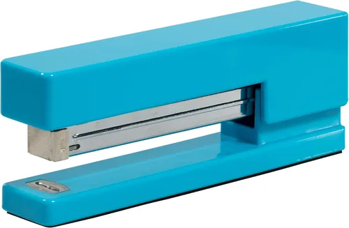 Miniatura 6 de JAM PAPER Juego de oficina y escritorio - 1 engrapadora y 1 dispensador de cinta - Azul - Paquete de 2