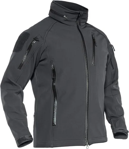Miniatura 3 de TACVASEN Special Ops - Chaqueta táctica para hombre, resistente al agua, softshell y desmontable, con capucha