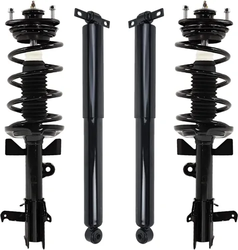 Miniatura 57 de Detroit Axle - Amortiguadores de puntales para Nissan Sentra 2007-2012 [Base S SL SR] Puntales delanteros completos con amortiguadores traseros