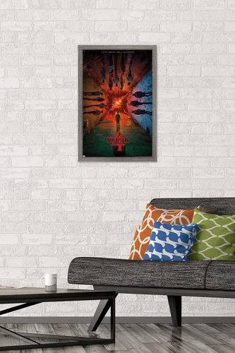 Miniatura 2 de Trends International Netflix Stranger Things: Temporada 4 - Póster de presentación con el grupo, para pared, de una hoja, 14.725 x 22.375 pulgadas