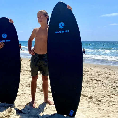 Miniatura 2 de WATERKIDS Kids Surfboard & Leash, Perfect for Learning How to Surf, Made for Kids,Soft Top for Beginners, Foam Surfboard Makes It Easy to Learn How