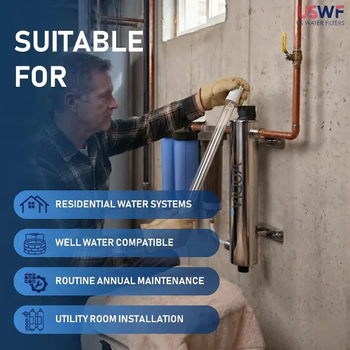 Miniatura 5 de Lámpara UV de repuesto S36RL Compatible con los sistemas UV VIQUA S12Q, S24Q, S40Q y SSM-39 Series Fabricado en los Estados Unidos US Water