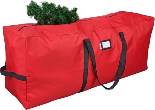 Miniatura 8 de Bolsa de almacenamiento para árbol de Navidad que se adapta hasta a 2 a 2.4 m Árbol navideño desmontado de 50 x 15 x 20 pulgadas, contenedor, caja