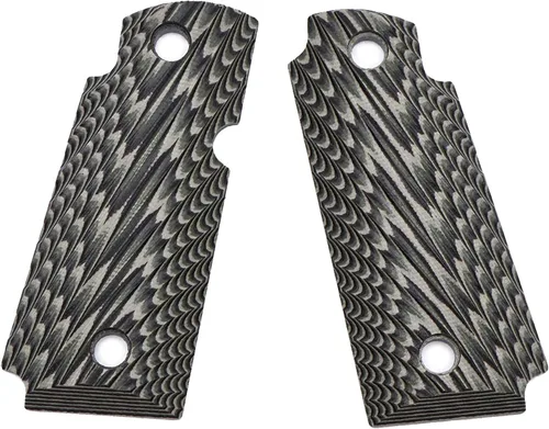 Miniatura 10 de Empuñaduras G10 personalizadas para Kimber Micro Carry 380 ACP G10 Grips con Ambi, Agresivo OPS Starburst Textura 6 opciones de color Rojo/Negro